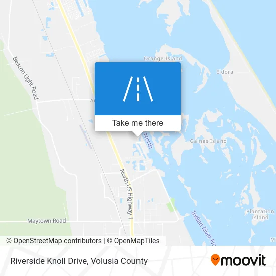 Riverside Knoll Drive map