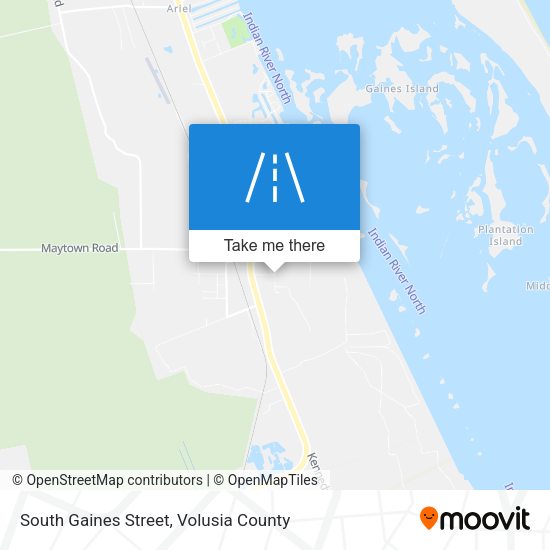 South Gaines Street map