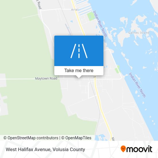 Mapa de West Halifax Avenue
