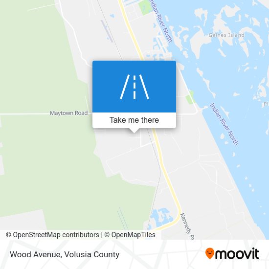 Wood Avenue map