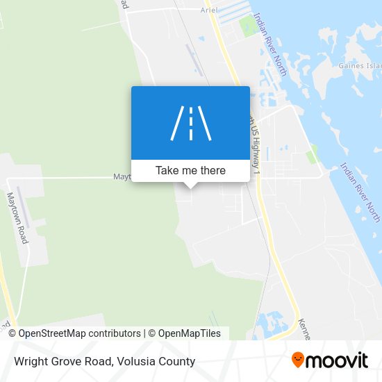 Wright Grove Road map