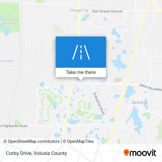Mapa de Corby Drive