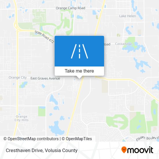 Cresthaven Drive map