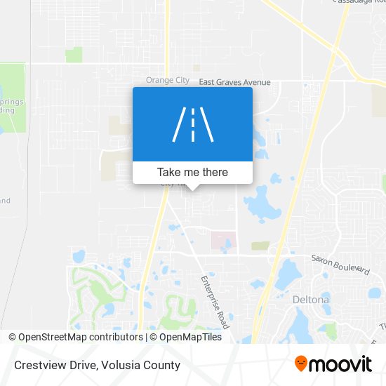 Mapa de Crestview Drive