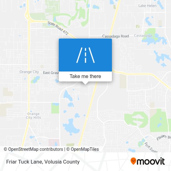 Friar Tuck Lane map
