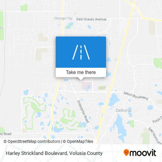 Mapa de Harley Strickland Boulevard