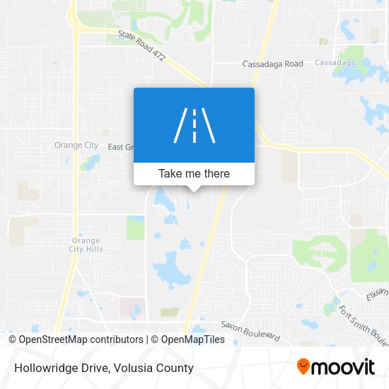 Hollowridge Drive map