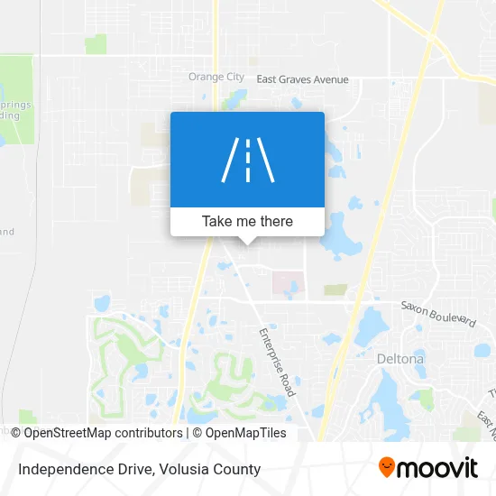 Independence Drive map