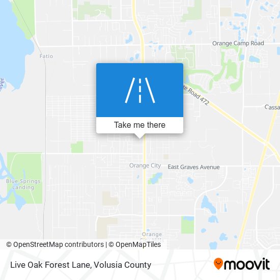 Mapa de Live Oak Forest Lane