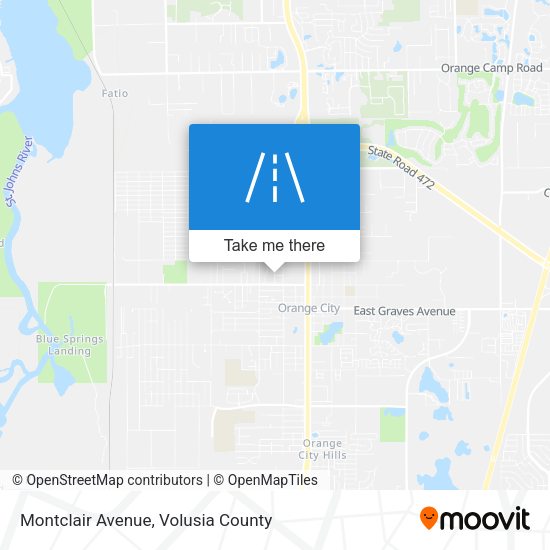 Montclair Avenue map