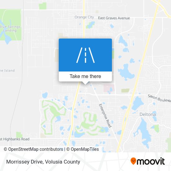 Mapa de Morrissey Drive
