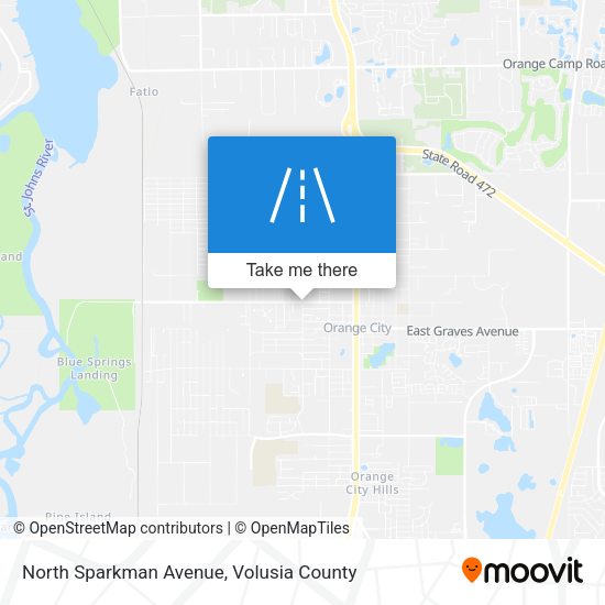 North Sparkman Avenue map