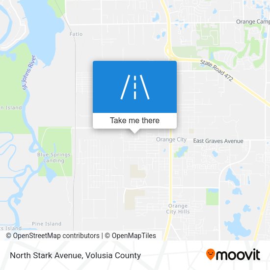 North Stark Avenue map