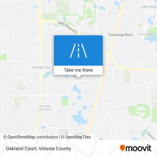 Mapa de Oakland Court