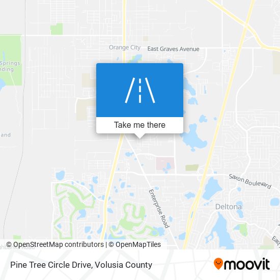 Mapa de Pine Tree Circle Drive