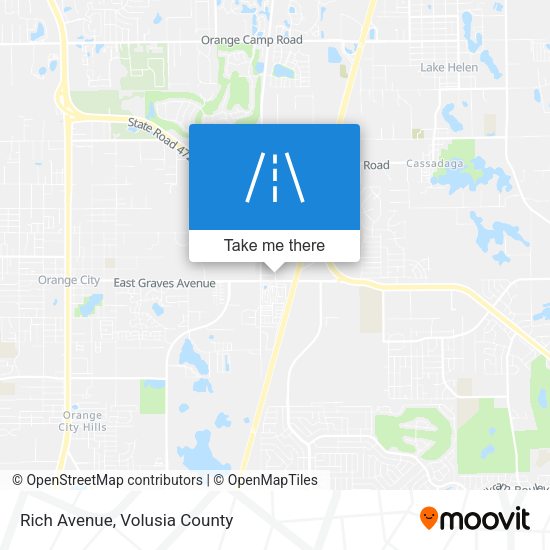Rich Avenue map