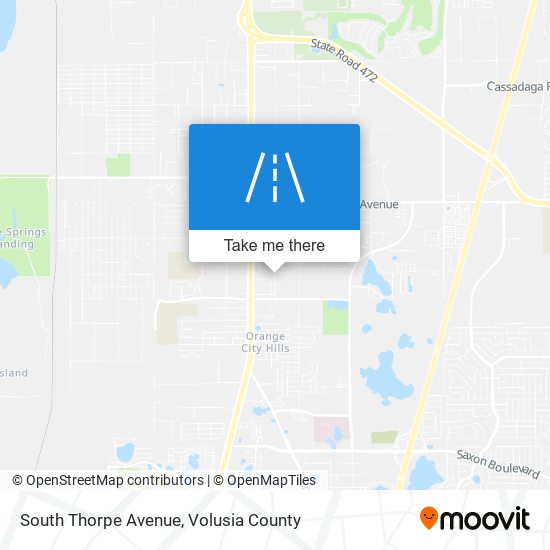 Mapa de South Thorpe Avenue