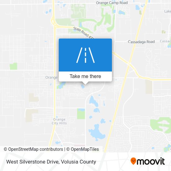 Mapa de West Silverstone Drive