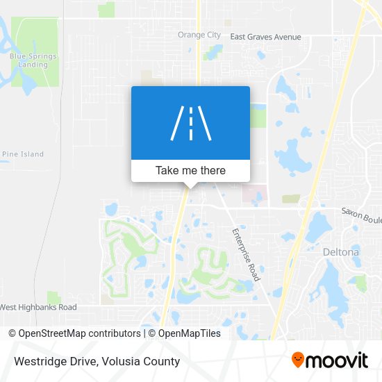 Westridge Drive map