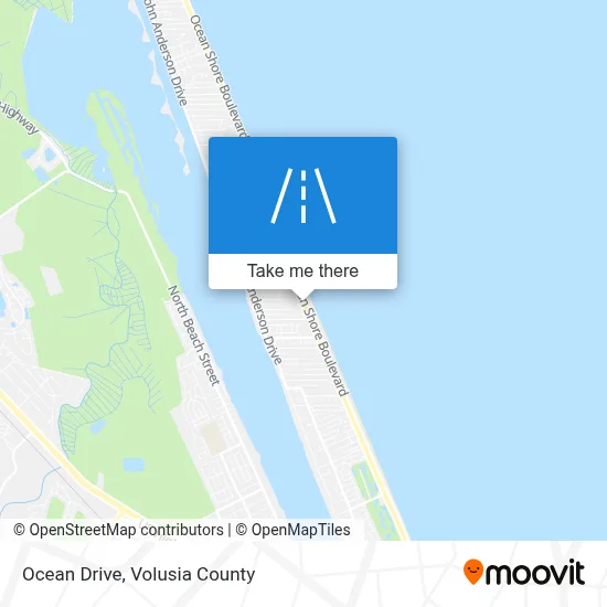 Ocean Drive map