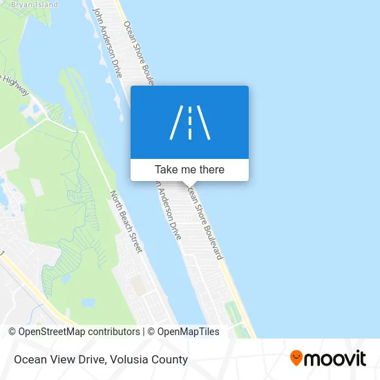 Ocean View Drive map