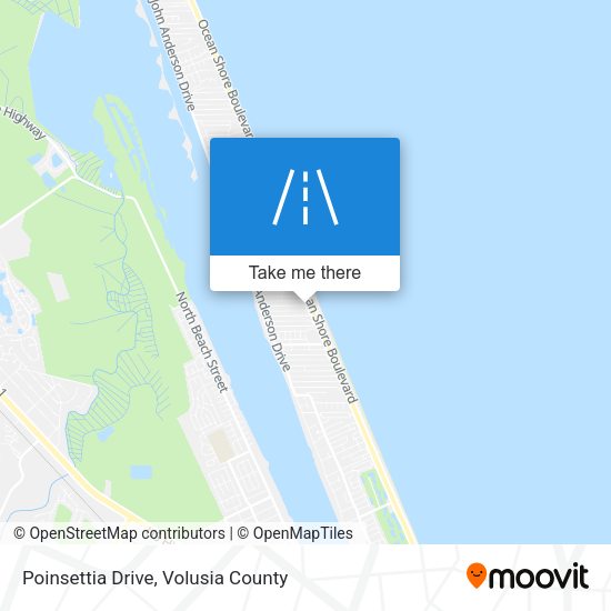 Mapa de Poinsettia Drive