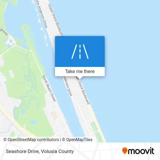 Seashore Drive map