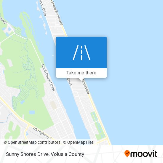 Mapa de Sunny Shores Drive