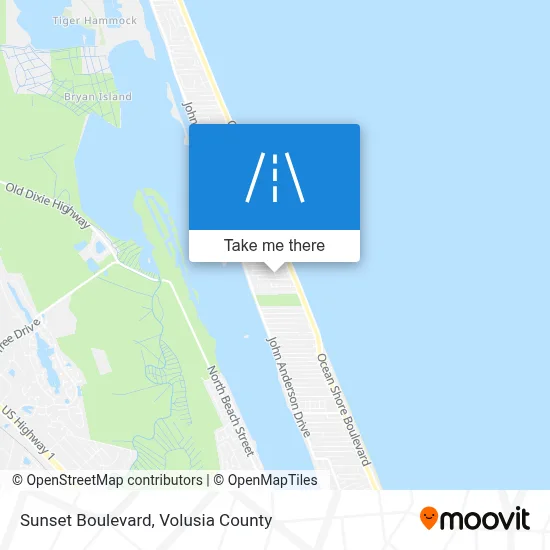 Sunset Boulevard map