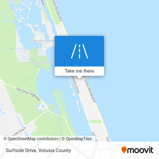 Surfside Drive map