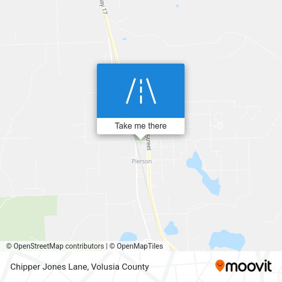 Chipper Jones Lane map