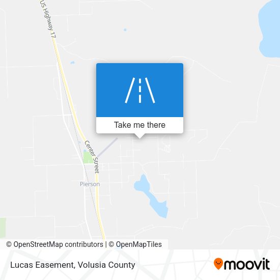 Lucas Easement map