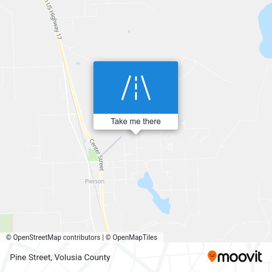 Pine Street map