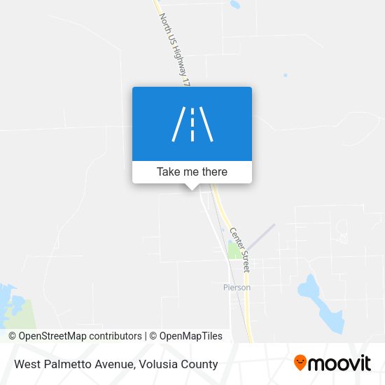 West Palmetto Avenue map