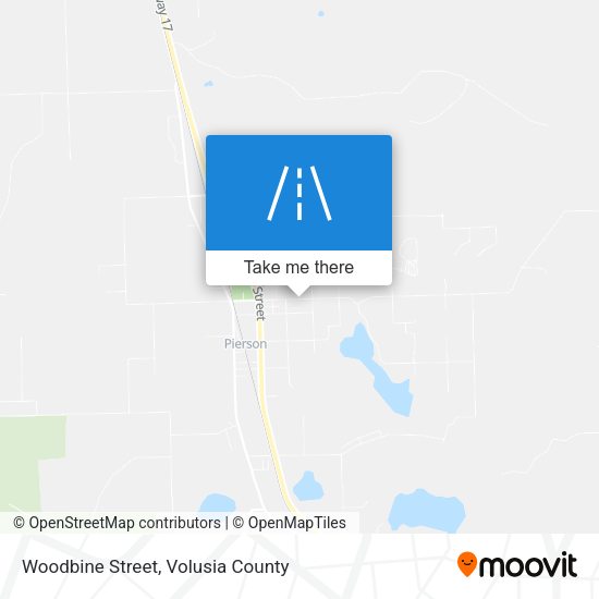 Mapa de Woodbine Street