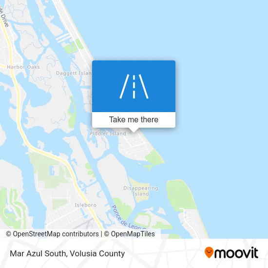 Mar Azul South map