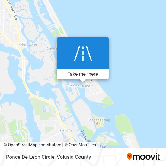 Ponce De Leon Circle map
