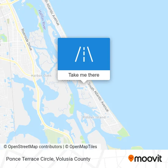 Ponce Terrace Circle map