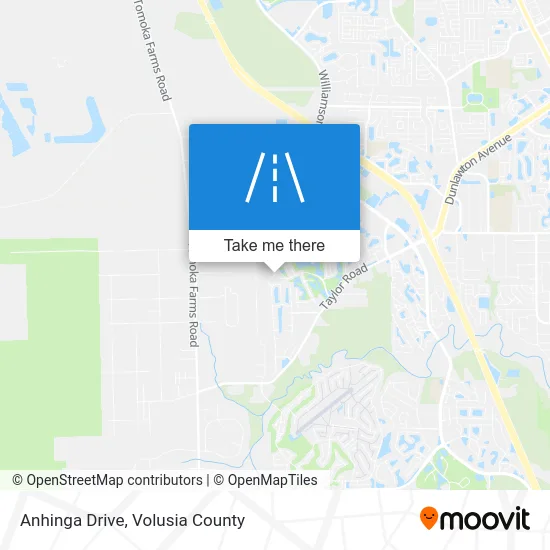Anhinga Drive map