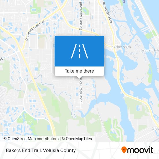 Mapa de Bakers End Trail