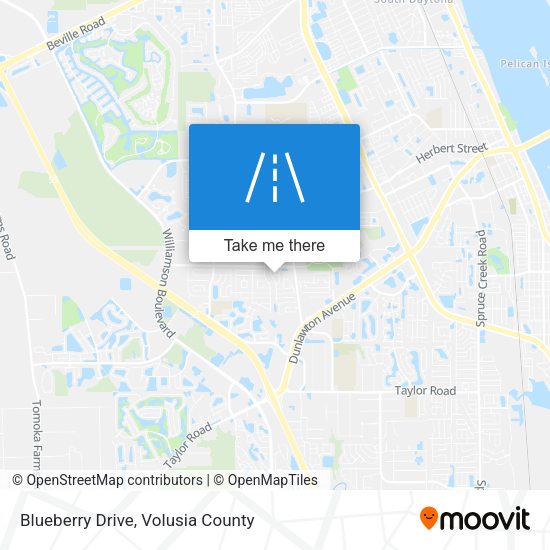 Blueberry Drive map