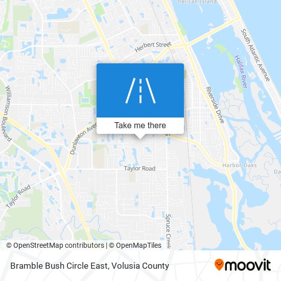 Mapa de Bramble Bush Circle East