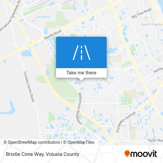 Mapa de Bristle Cone Way