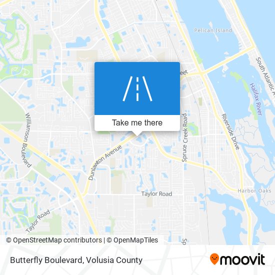 Butterfly Boulevard map