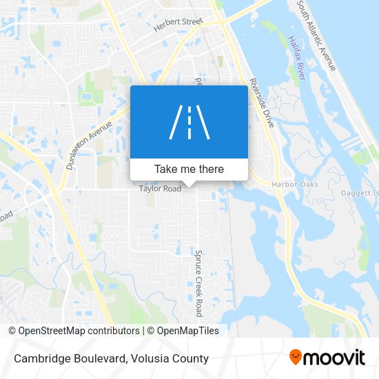 Mapa de Cambridge Boulevard