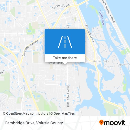 Mapa de Cambridge Drive