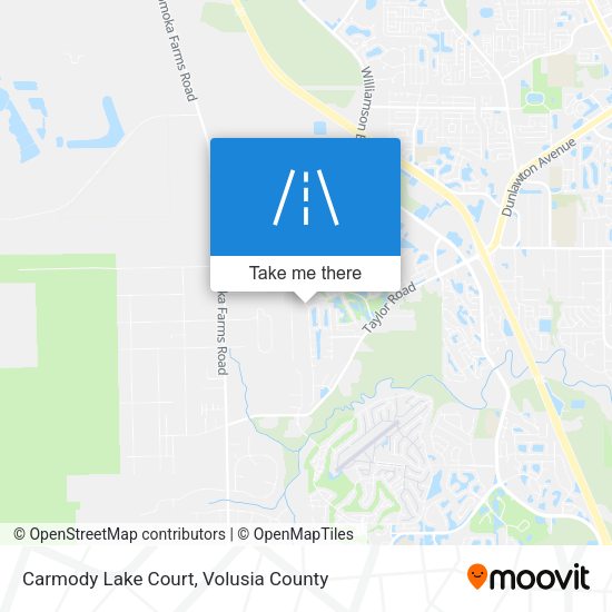 Carmody Lake Court map