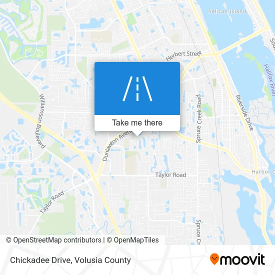 Chickadee Drive map