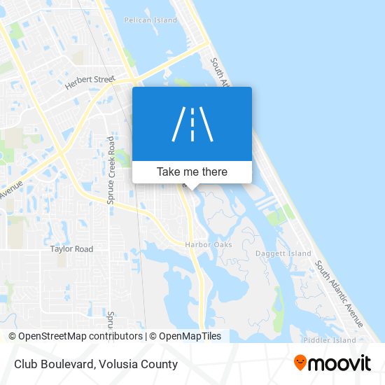 Club Boulevard map