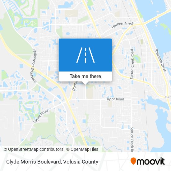 Mapa de Clyde Morris Boulevard